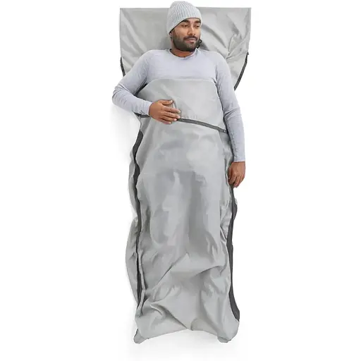 Вкладыш в спальник Sea To Summit Silk Blend Sleeping Bag Liner Rectnglr Pillow Sleeve Mnstrck Gr (1033-STS ASL032051-251803) - фото 3