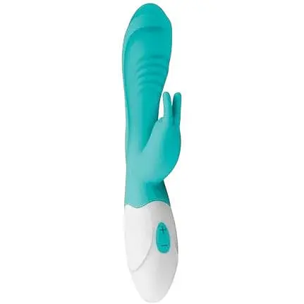 Вібратор-кролик EasyToys Good Vibes Only Leda 20 см бірюзовий