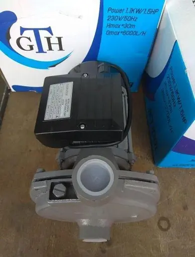 Насос поверхностный центробежный Gidroteh CPM-158 1.1 кВт для полива 30412 - фото 4