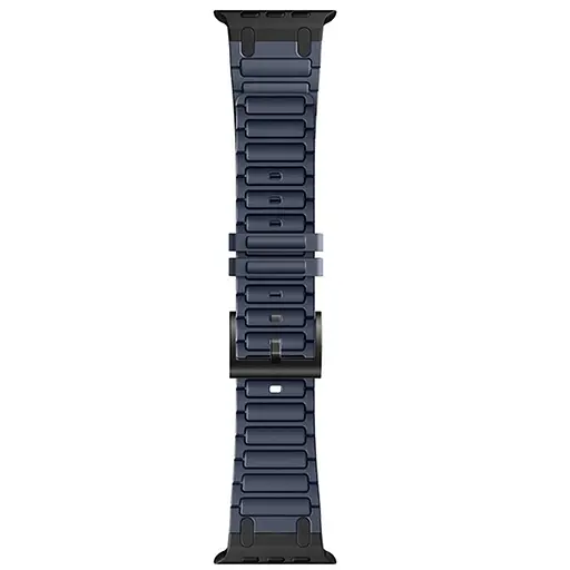 Ремінець Hoco WA35 Emir series thickened silicone strap для Apple watch 44/45/46/49mm Grayish Blue