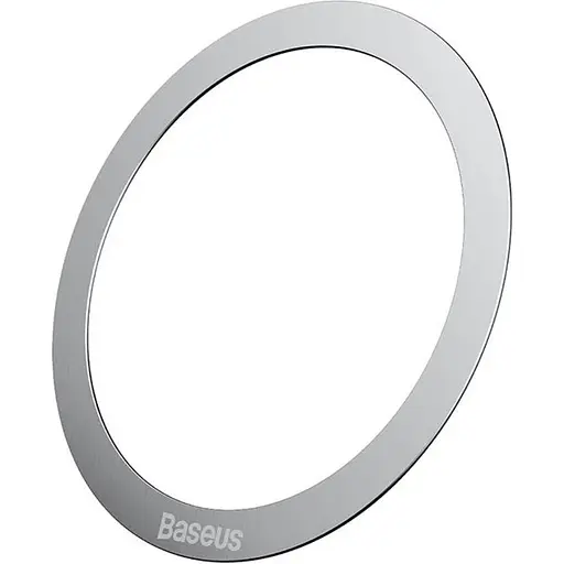 Пластини для автотримачів Baseus Halo Series Magnetic Metal Ring Silver PCCH000012 (117260)