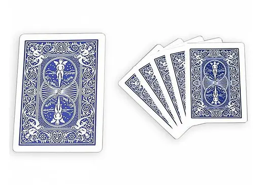 Карти гральні United States Playing Card Company Bicycle Rider Back Mini (blue) (L1720-7470A) - фото 2