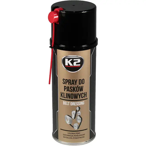Спрей для клиновых ремней K2 Belt Dressing 400 мл