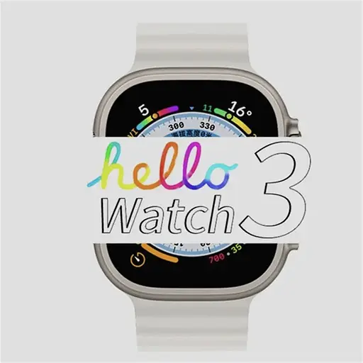 Умные часы Smart Watch Hello Watch 3 Full HD AMOLED 49 мм Белый - фото 2