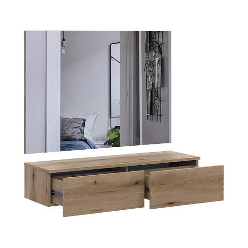 Комплект мебели Doros Левия + зеркало Дуб Эвок 100х32х100 (42005239) - фото 4