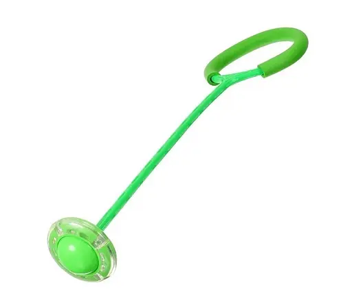 Скакалка нейроскакалка на одну ногу, 67 см, толщина 1 см, световые эффекты, MS3235-2 (в ассортименте)