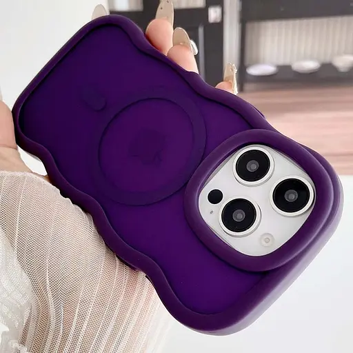 Чохол Epik TPU+PC Undine with MagSafe для Apple iPhone 16 Pro 6.3 Purple - фото 4