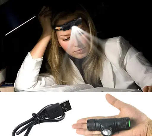 Потужний налобний ліхтар Boruit D10 L2 Оригінал 600Lm - фото 5