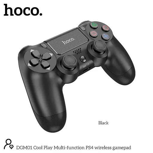 Игровой контроллер Hoco Cool Play Multi-function PS4 Геймпад беспроводной DGM01 - фото 3