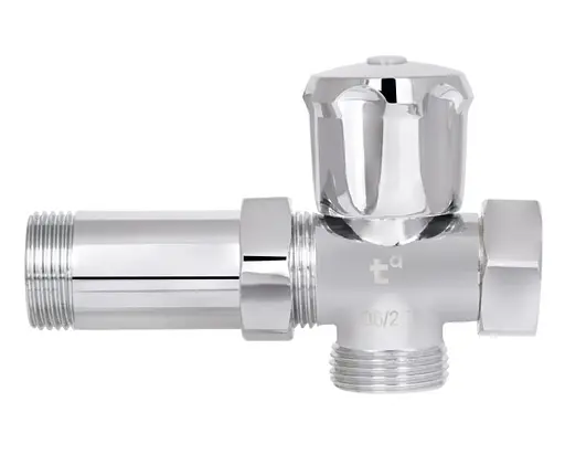 Кран кульовий приладовий Thermo Alliance Standart 3/4"Зх3/4"Зх3/4" В вентиль SD183W20 - фото 3
