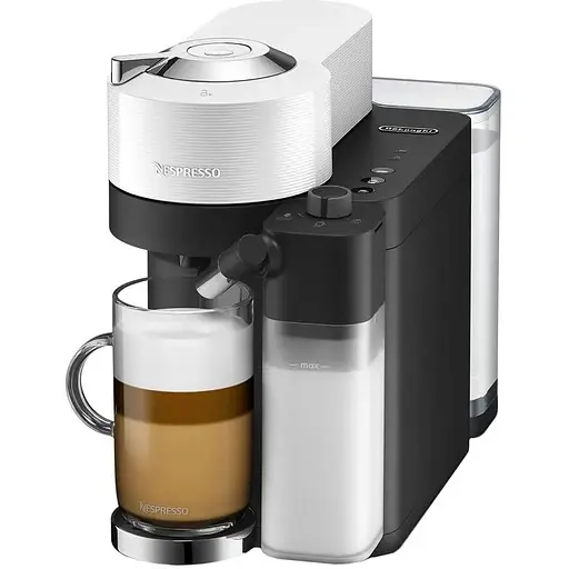Капсульная кофеварка эспрессо Delonghi Vertuo Lattissima White Delonghi ENV 300.W - фото 1
