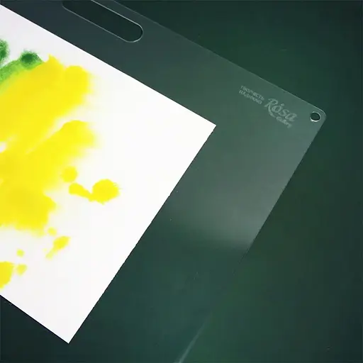 Планшет Rosa Gallery акрил 3 мм 47х62 см прозрачный с ручкой - фото 2