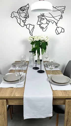 Комплект Доріжка водовідштовхувальна Світлосірий однотон 240х40 см 4 шт. - фото 2