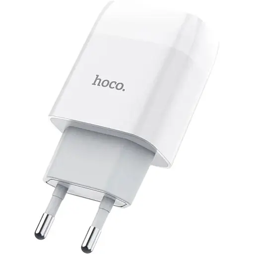 Зарядний пристрій Hoco C73A Glorious (2USB, 2.4А) White (6931474712912)