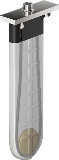 Внешняя часть с прямоугольной розеткой sBox 28010000 хром - фото 1