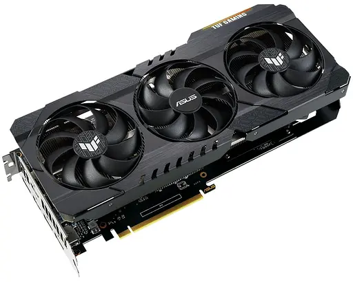 Видеокарта ASUS RTX 3060Ti 8Gb TUF Gaming OC LHR (TUF-RTX3060TI-O8G-V2-GAMING) (GDDR6, 256 bit, PCI-E v4.0 x16) Б/у - фото 2