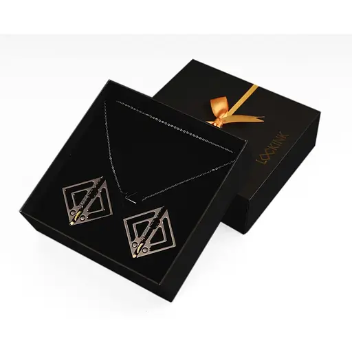 Зажимы для сосков с легкой подвеской Lockink Adjustable Nipple Clamps With Light Pendant - Grey - фото 5