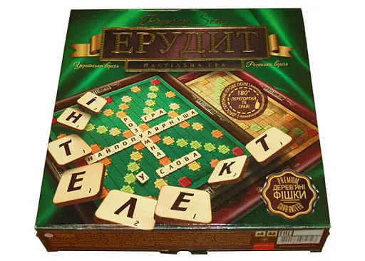 Настільна гра Danko Toys Ерудит Premium series (Erudite Premium series) (укр - рос.) (G-ER-U-01) - фото 2
