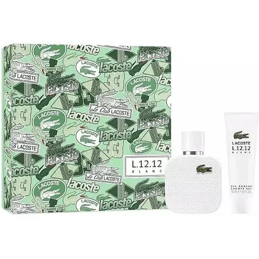Набір Lacoste Eau De L.12.12 Blanc 50 мл туалетна вода 50 мл гель для душу - фото 1