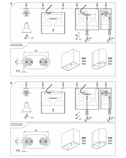 Точковий світильник Nowodvorski 9387 Pag - фото 4