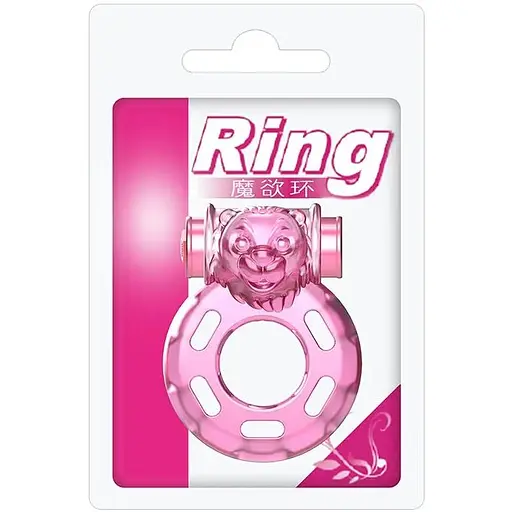 Эрекционное кольцо Lybaile с вибрацией Ring, BI-010084A, Розовый - фото 9