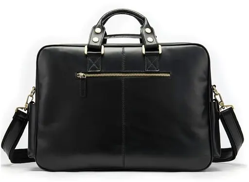 Чоловіча шкіряна сумка Vintage 40х30х9 см sum0012377 - фото 2