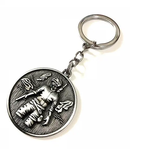 Брелок PlayerUnknown's Battlegrounds PUBG Logo silver.732 - фото 3