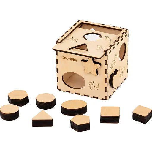 Кубик-сортер GoodPlay Дерев’яний (CUB-4-003) - фото 3