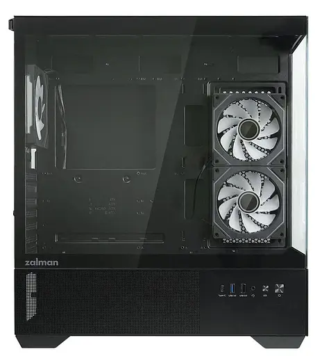 Корпус Zalman Chronix V2 Tempered Glass без БЖ Black (CHRONIXV2BLACK) - фото 3