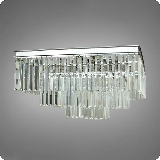 Люстра хрустальная 517 Dlight на 8 ламп Е14 Хром (01541) - фото 1