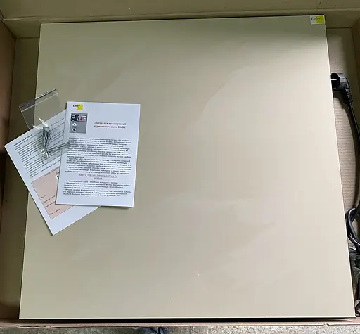 Керамический обогреватель Emby CH-400 с кнопкой на 8 кв.м Бежевый - фото 4