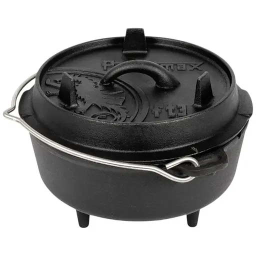 Котелок-жаровня чугунная Petromax Dutch Oven ft3 на ножках 1.6 л (1017-ft3)