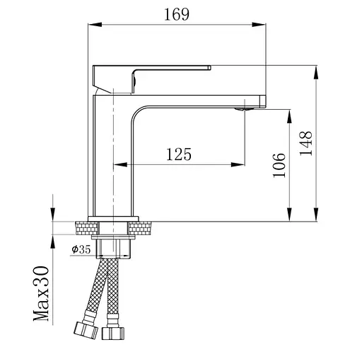 Змішувач для раковини Qtap Gemini QTGEM270CRM45673 - фото 4
