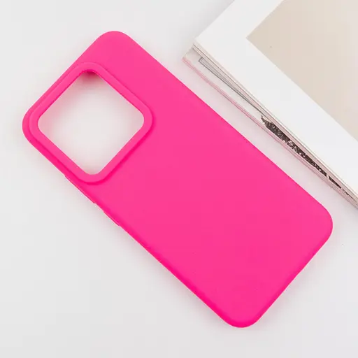 Чохол Silicone Cover Lakshmi (AAA) для Xiaomi 14 Pro Рожевий / Barbie pink - фото 3