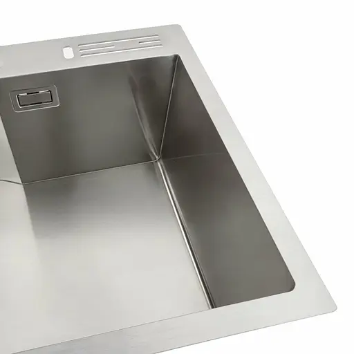 Кухонная мойка Platinum Handmade HSB 75x46, Нержавеющая сталь - фото 4