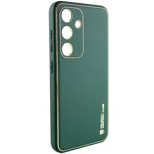 Чохол Epik шкіряний Xshield для Samsung Galaxy S24+ Зелений/Army Green - фото 2