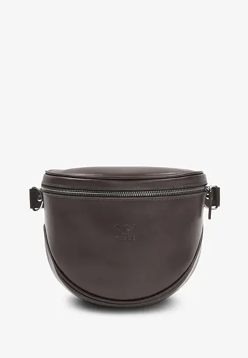 Шкіряна сумка поясна-кросбоди Vacation темно-коричневий - фото 2