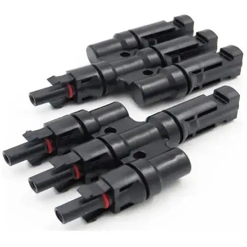 Набір конекторів для сонячних панелей MC4 Voltronic: 1 x тато(+) - 3 x мама (-), 1 x мама (-) - 3 x тато (+) (YT-МС4-1Tx3)