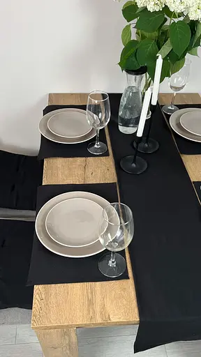 Доріжка водовідштовхувальна однотон 170х30 см Чорний - фото 3