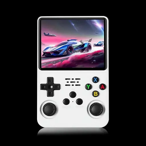 Игровая консоль Data Frog R36S портативная ретро 64 GB белая - фото 8