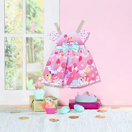 Уцінка. Набір одягу для ляльки Baby Born День народження Делюкс 43 см (834152) - фото 5