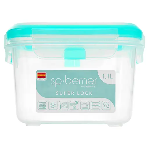 Контейнер для хранения Sp Berner квадратный 1.1л (979922)