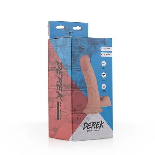 Фалоімітатор EasyToys Derek Realistic Dildo 22 см тілесний - фото 5