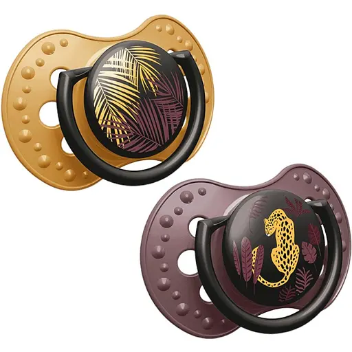 Пустышка силиконовая динамическая LOVI Jungle Vibes Girl 3-6 месяцев 2 шт. (22/902girl)