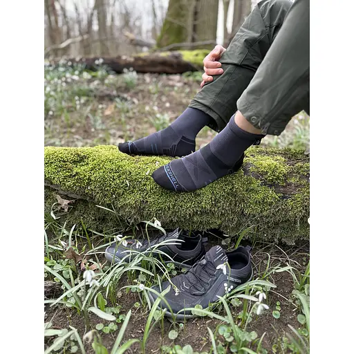 Шкарпетки DexShell Running Lite 2.0 Socks водонепроникні M 39-42 сірі - фото 5