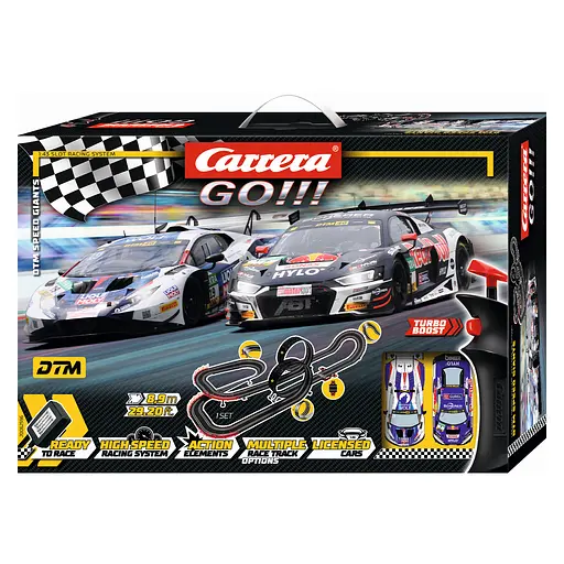 Автотрек Carrera GO!!! Гиганты скорости DTM трасса 8.9 м (CR-20062596) - фото 7