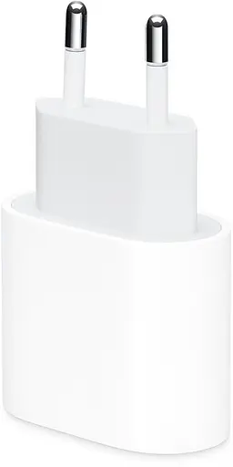 Зарядний адаптер блок живлення Apple 20 W USB-C (MUVV3ZM/A) білий - фото 2