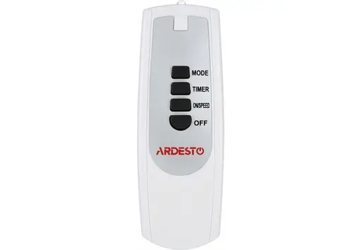 Вентилятор підлоговий Ardesto FN-R1608RW, White, 45W, 3 швидкості, діаметр 40 см, таймер, пульт ДК - фото 6