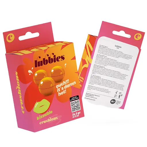 Массажные масляные шарики Crushious Lubbies горячие 3 шт. - фото 1