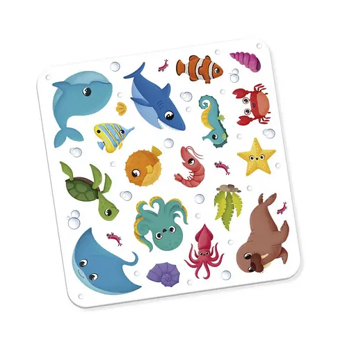Набор для творчества "Морские обитатели" VT4206-47, 17 наклеек на планшетке - фото 2